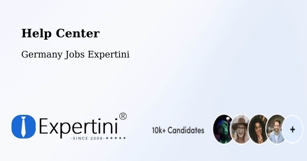 Help Center – Kirchheim - Germany Jobs Expertini
