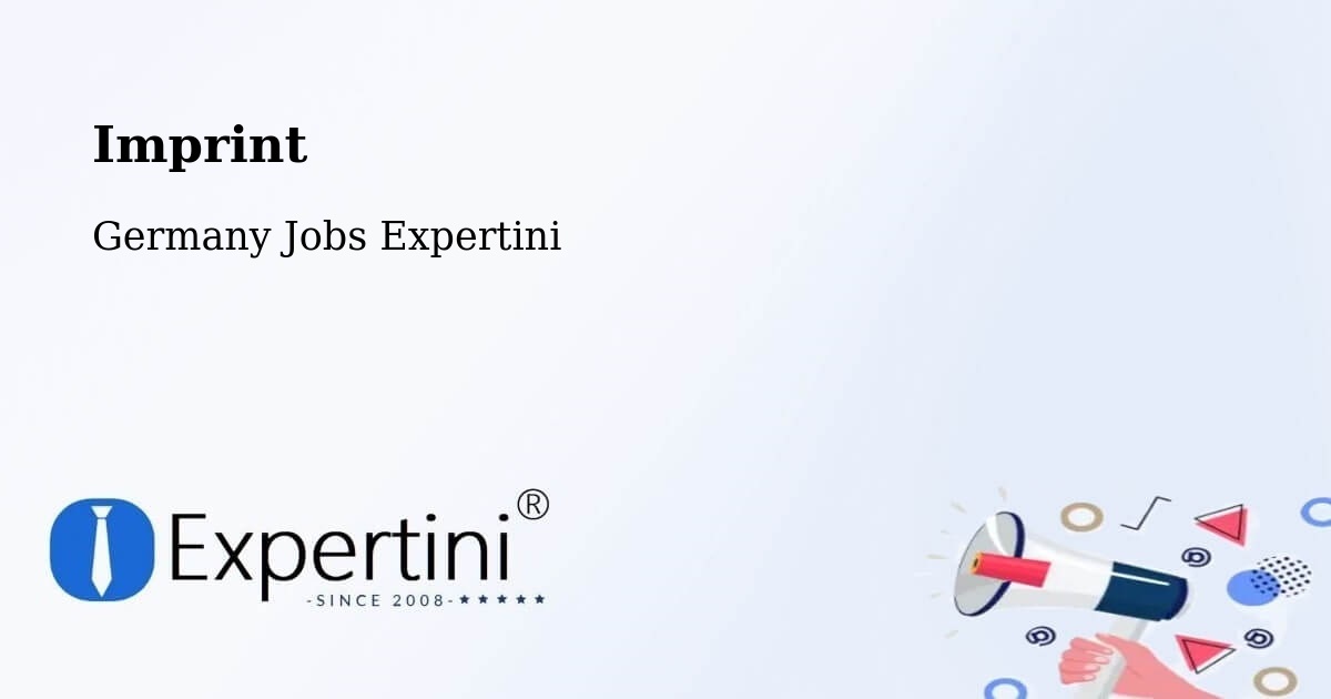 Imprint – Kirchheim - Germany Jobs Expertini